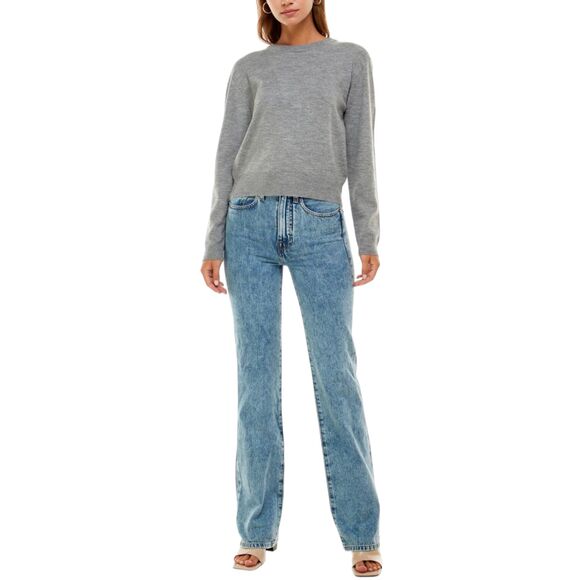 Wayf Heather Gray Open-Back Sweater - Picture 12 of 12